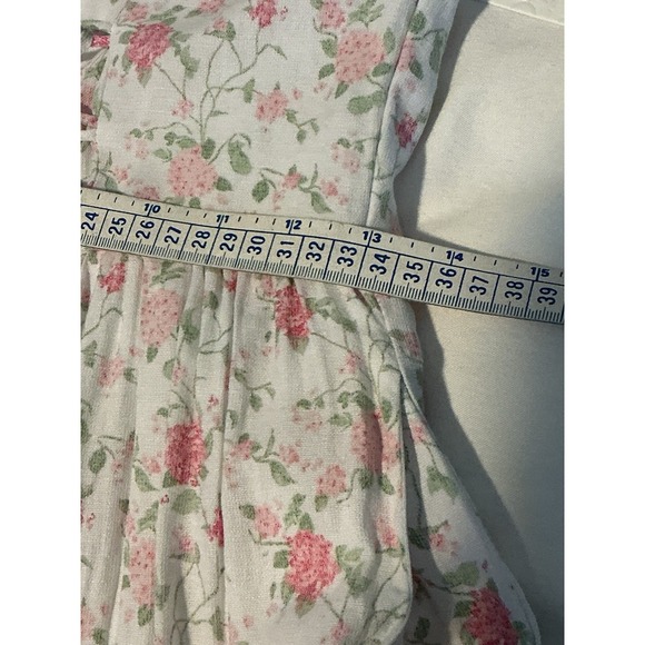 Altar'd State Jodee White/Pink Floral Maxi Tiered Dress Easter Fairy  Sz S - Picture 13 of 16